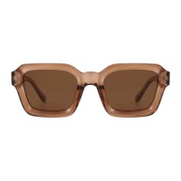 Ophelia - Square Brown Eyeglasses