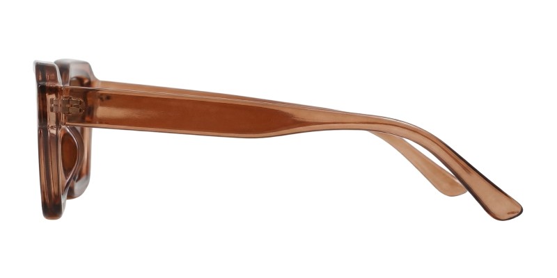 Ophelia Brown Square Sunglasses additional view