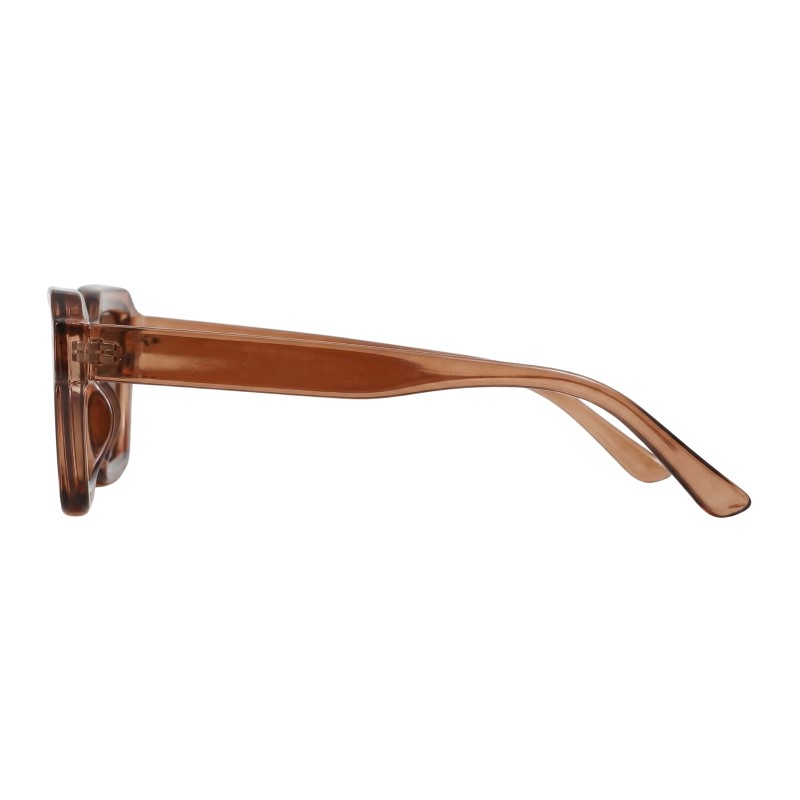 Square Brown Eyeglasses