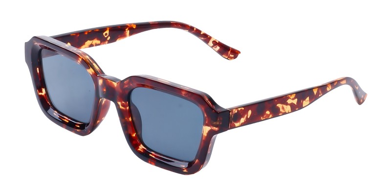 Ophelia Tortoise Square Sunglasses additional view