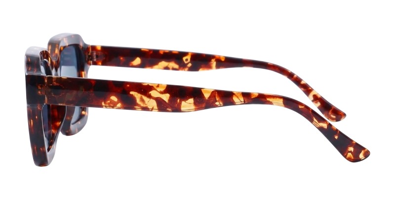 Ophelia Tortoise Square Sunglasses additional view