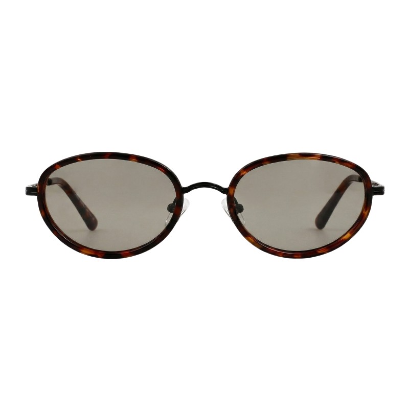 Oval Tortoise Sunglasses