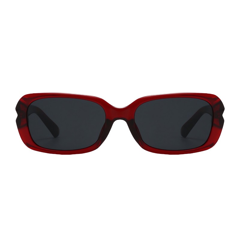 Square Red Eyeglasses