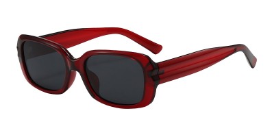 Square Red Eyeglasses