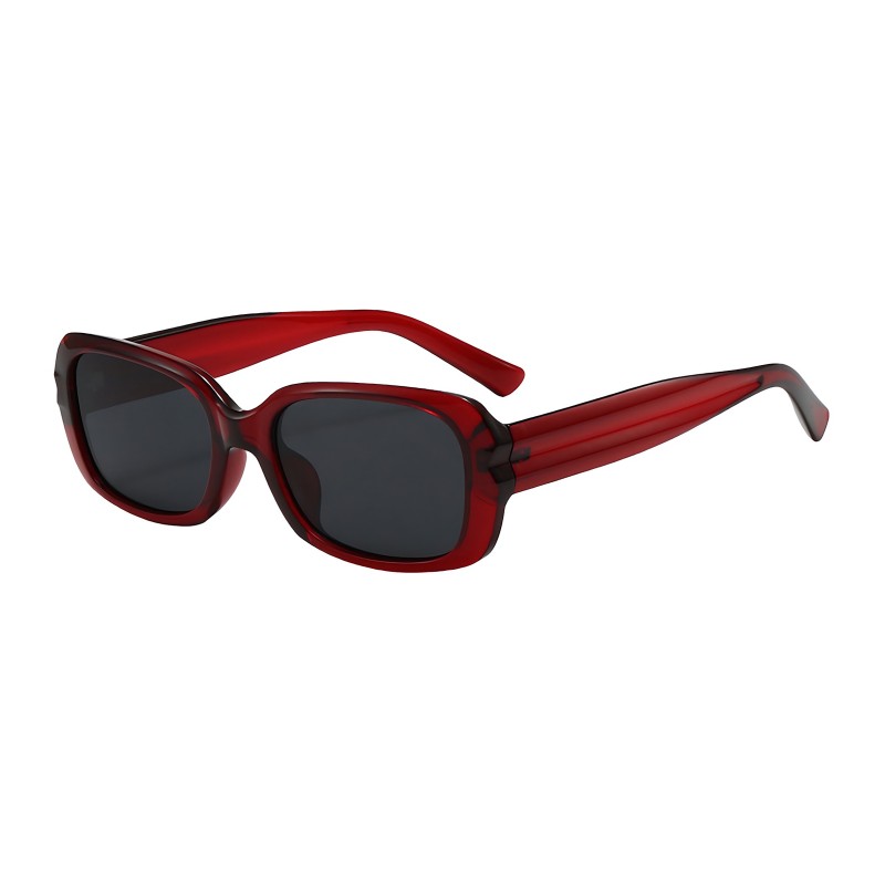 Square Red Eyeglasses