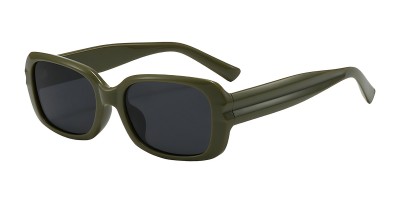 Square Green Sunglasses