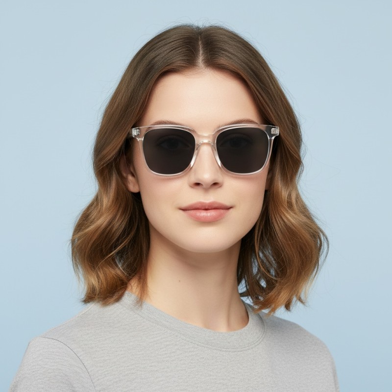 Square Clear Sunglasses
