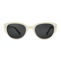 Cat Eye White Sunglasses