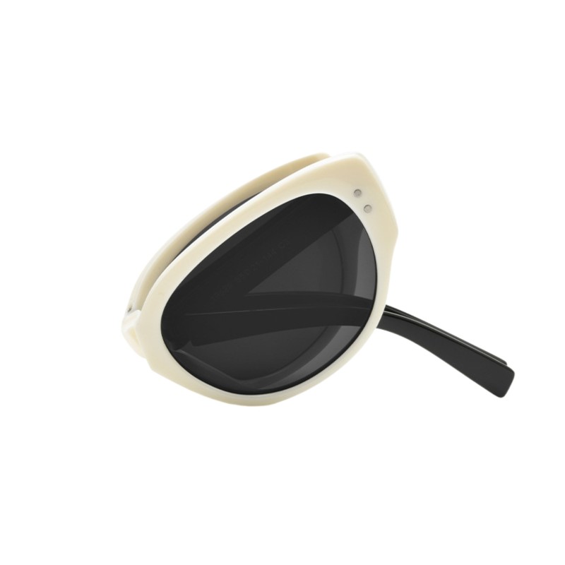 Cat Eye White Sunglasses
