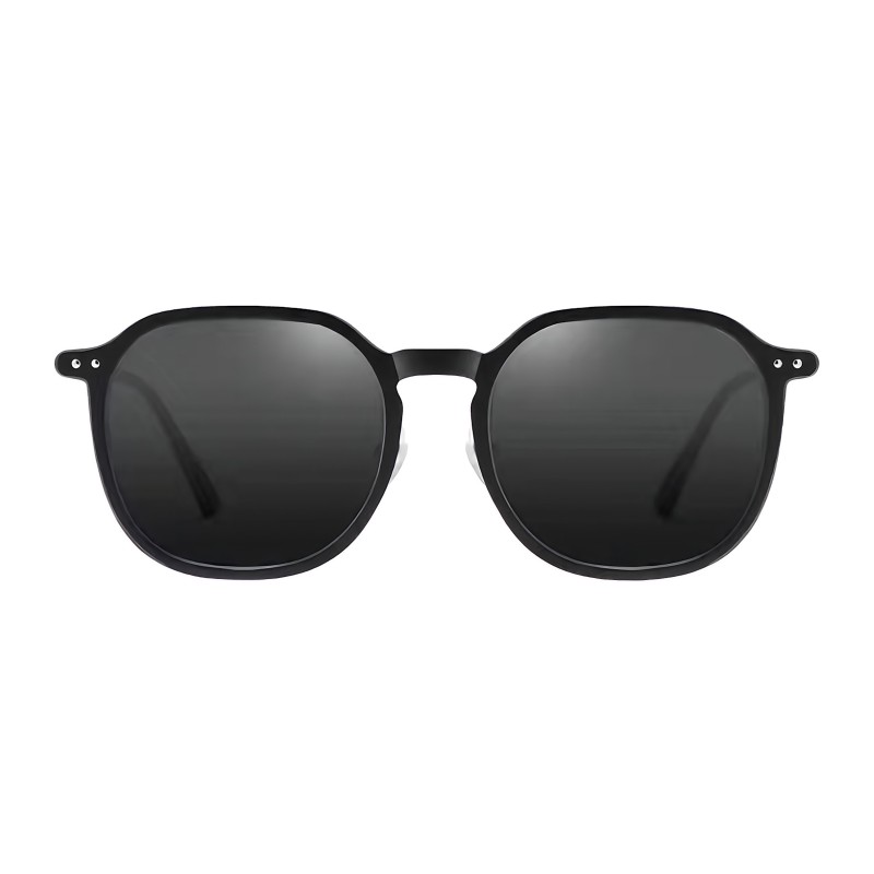 Oval Black Sunglasses
