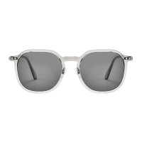 Oval Gray Sunglasses