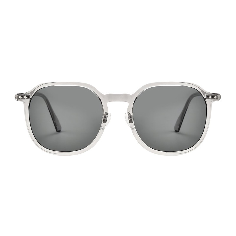 Oval Gray Sunglasses