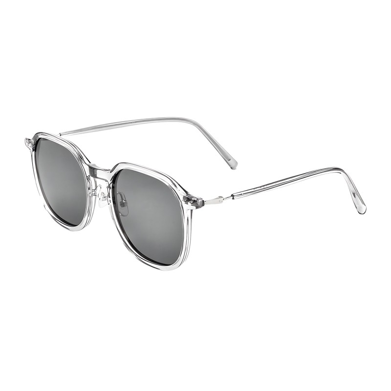 Oval Gray Sunglasses