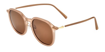Oval Brown Sunglasses