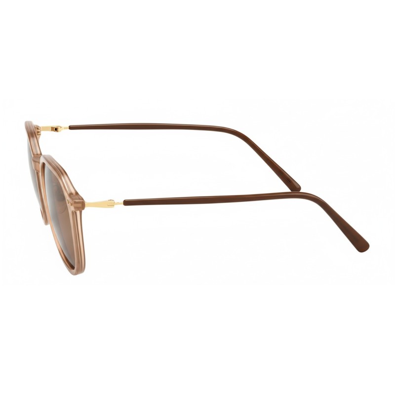 Oval Brown Sunglasses