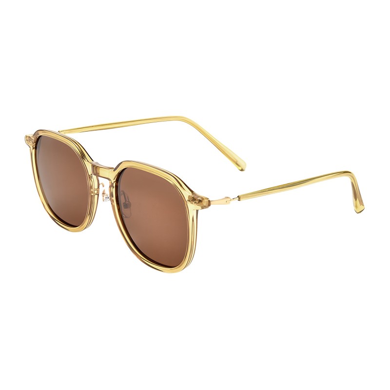 Oval Yellow Sunglasses