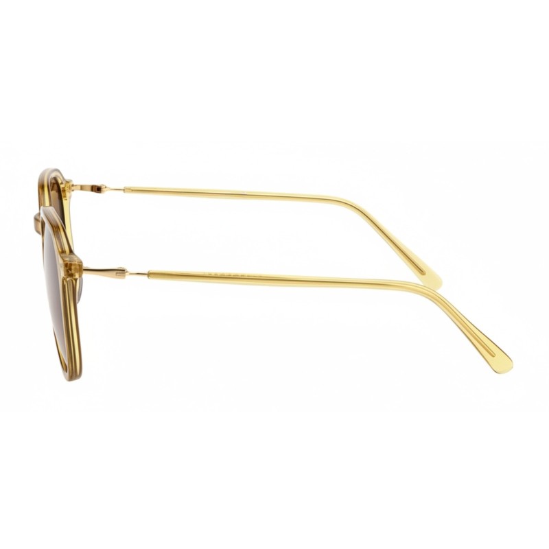 Oval Yellow Sunglasses