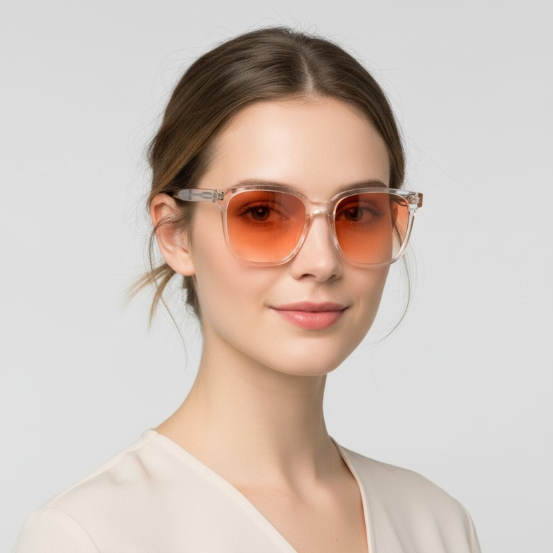 Square Clear Sunglasses