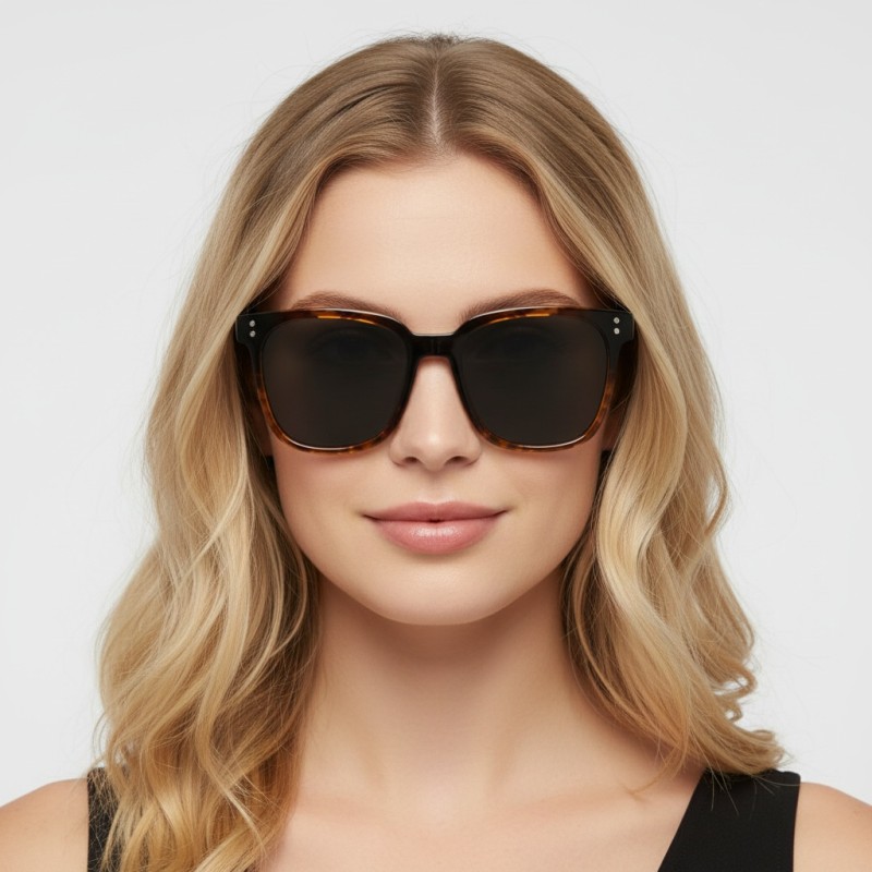 Square Tortoise Sunglasses