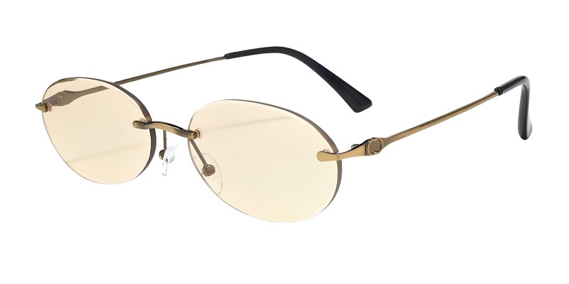 Florence Bronze Oval Sunglasses additional view