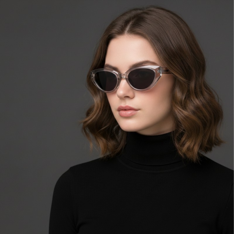 Cat Eye Gray Sunglasses