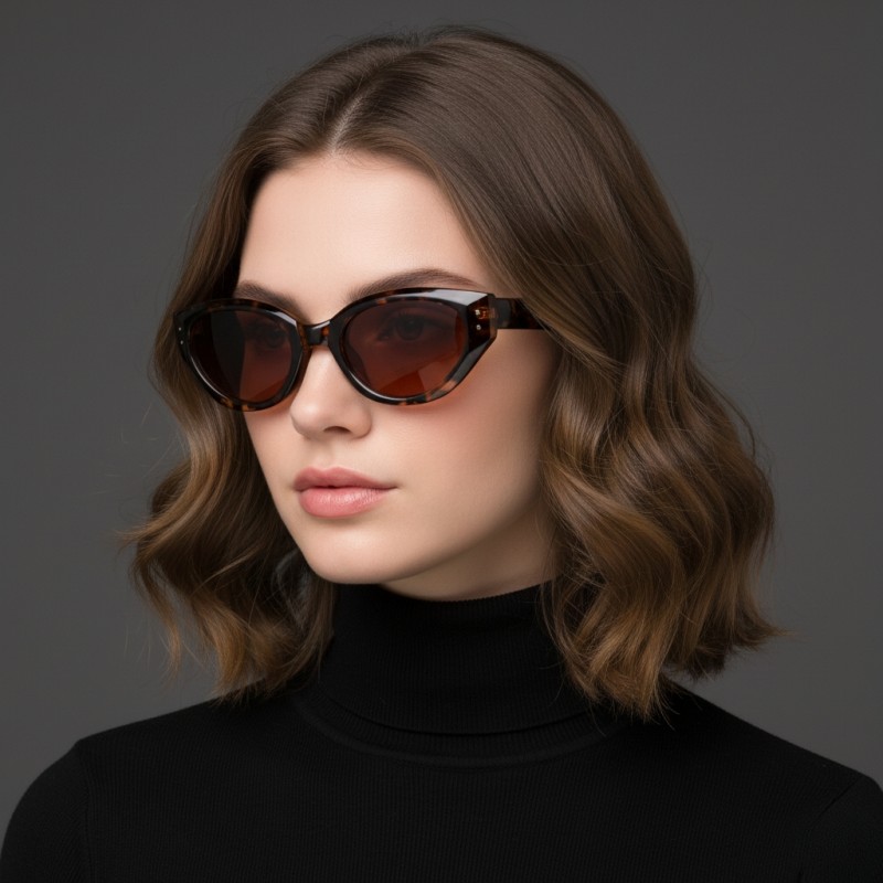 Cat Eye Tortoise Sunglasses