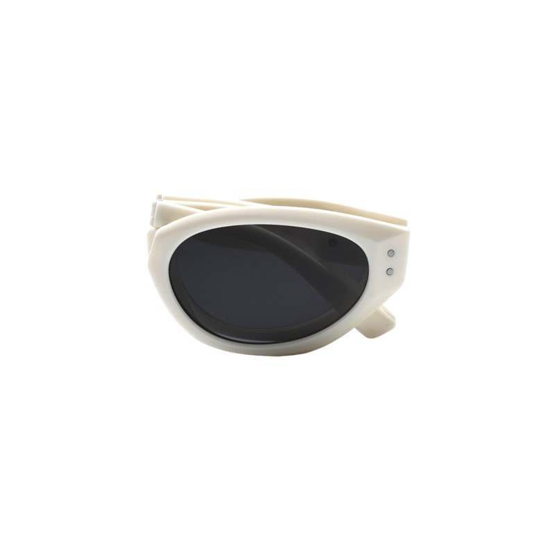 Cat Eye White Sunglasses