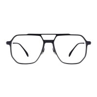Polygon Gunmetal Eyeglasses