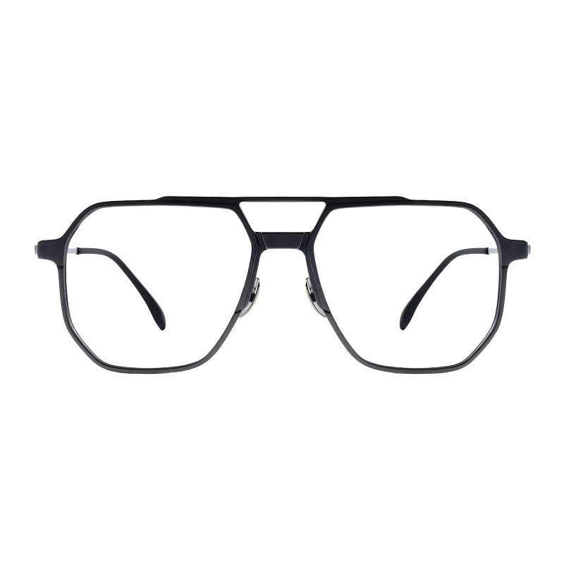 Polygon Gunmetal Eyeglasses