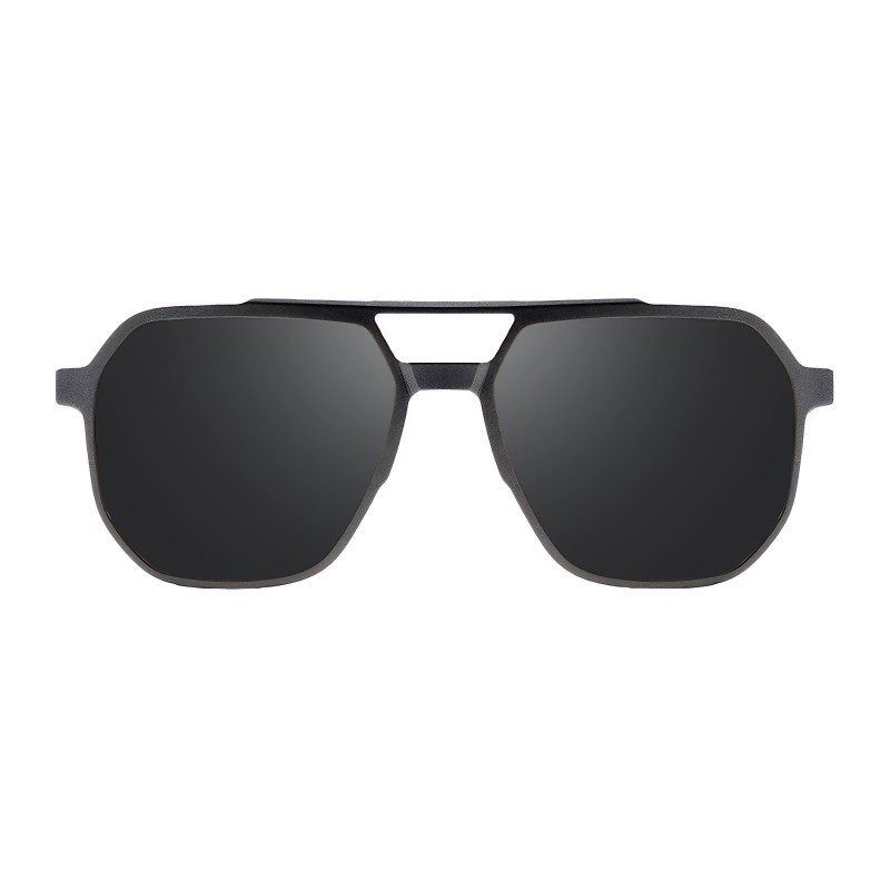 Polygon Gunmetal Eyeglasses