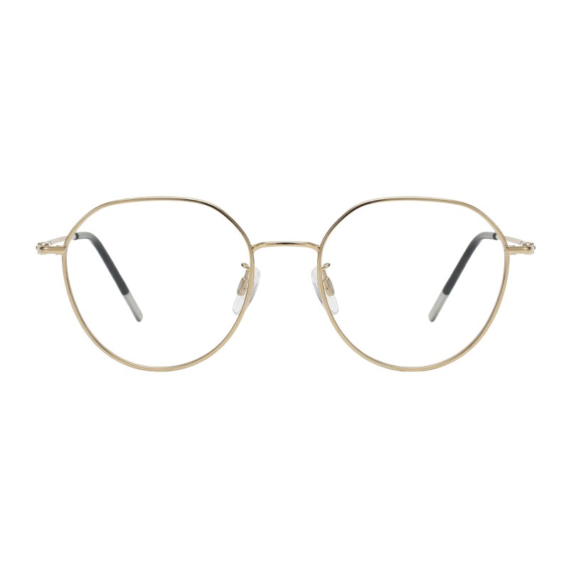 Polygon Golden Eyeglasses