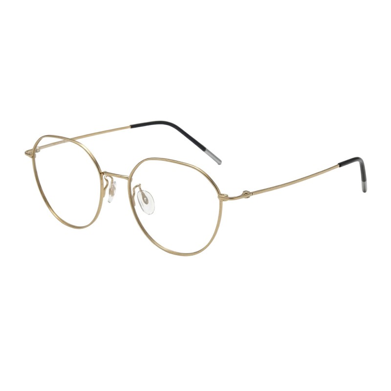 Polygon Golden Eyeglasses