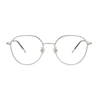 Polygon Silver Eyeglasses