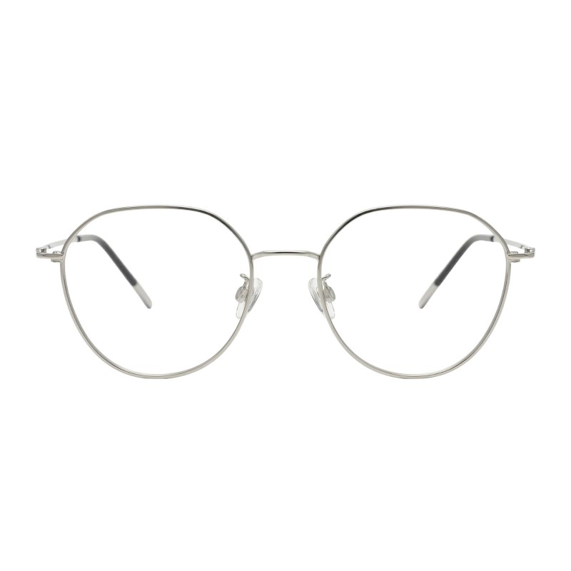 Polygon Silver Eyeglasses