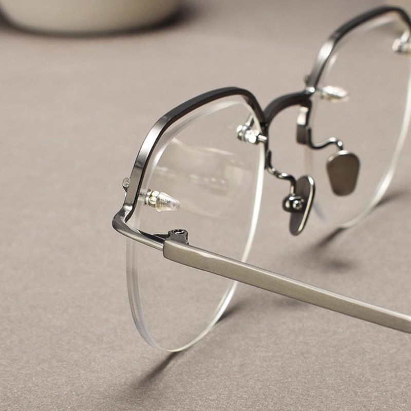 Polygon Gunmetal Eyeglasses