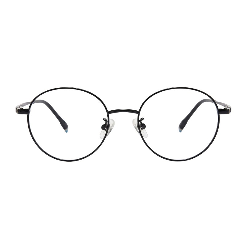 Round Black Eyeglasses
