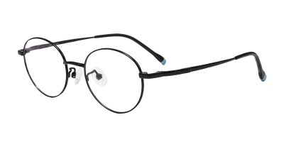 Round Black Eyeglasses