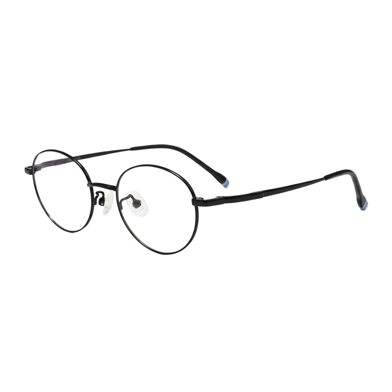 Round Black Eyeglasses