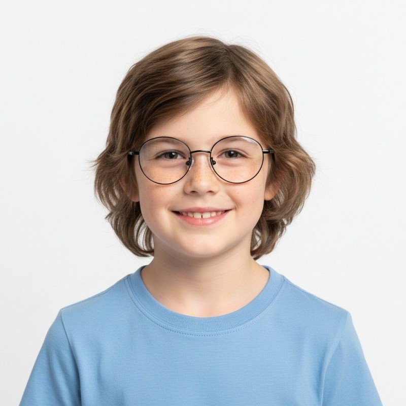 Round Black Eyeglasses