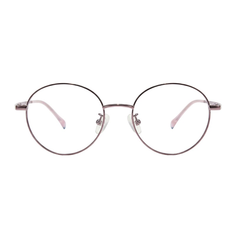Round Pink Eyeglasses