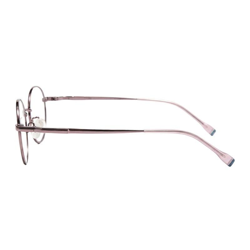 Round Pink Eyeglasses