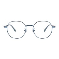 Polygon Blue Eyeglasses