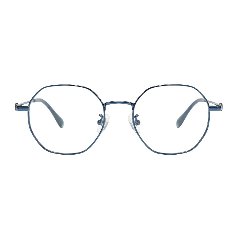 Polygon Blue Eyeglasses