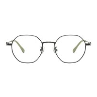 Polygon Green Eyeglasses