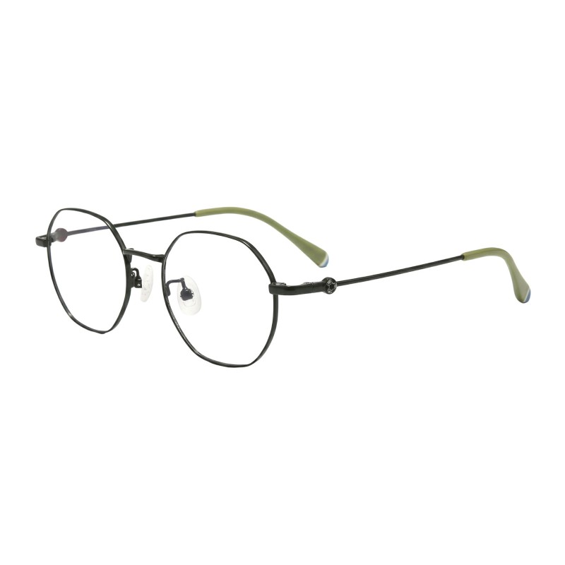 Polygon Green Eyeglasses