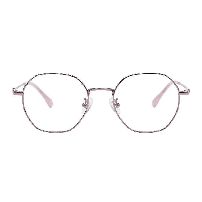 Polygon Purple Eyeglasses