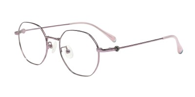Polygon Purple Eyeglasses