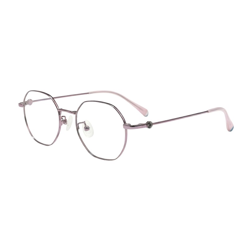 Polygon Purple Eyeglasses
