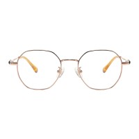 Polygon Orange Eyeglasses