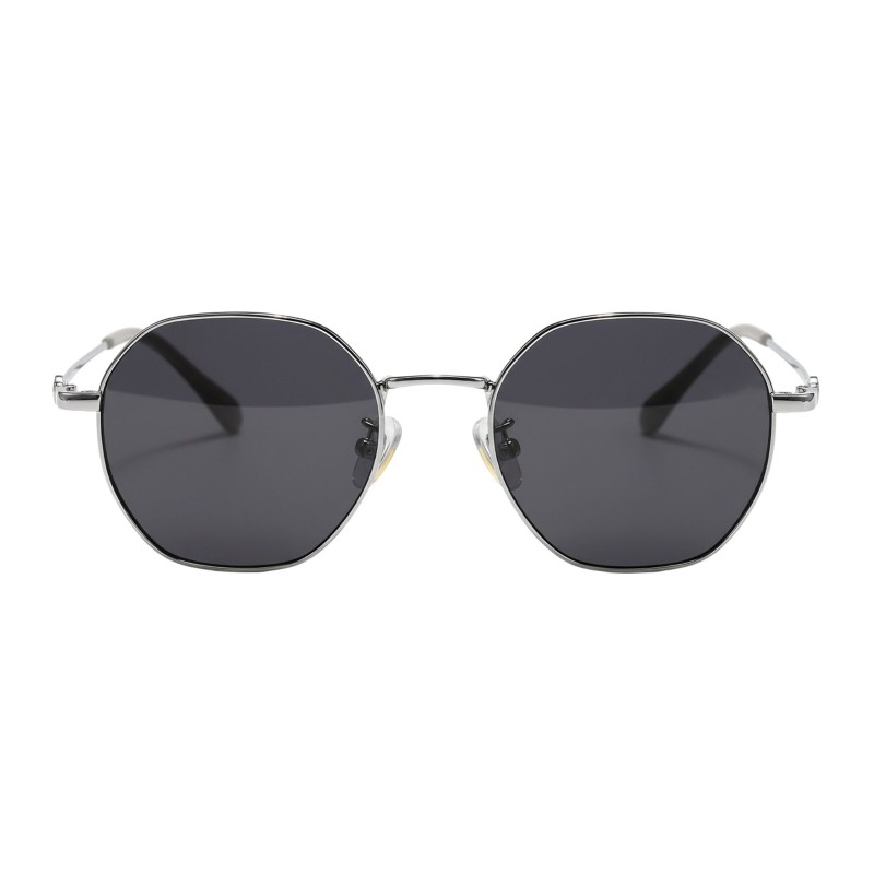 Polygon Silver Eyeglasses
